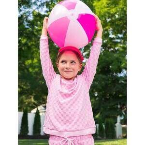 NEW LIMEAPPLE girls' marli terry sweatshirt in pink